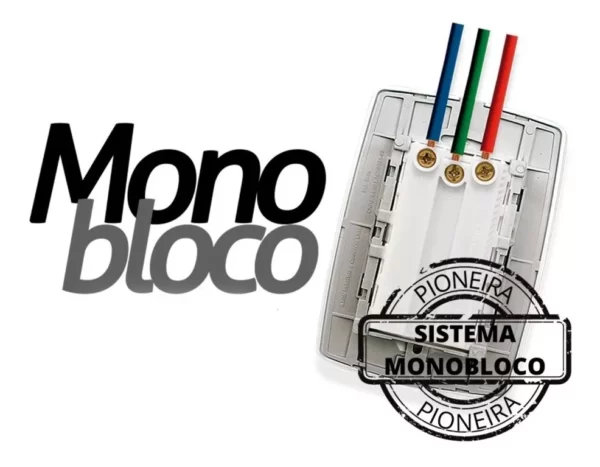CJ 1 Tomada Monobloco Lev Ilumi - Imagem 4