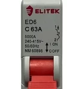 Disjuntor Monofásico 6KA Elitek